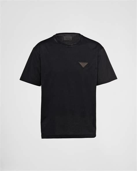 prada black tshirt|prada long sleeve.